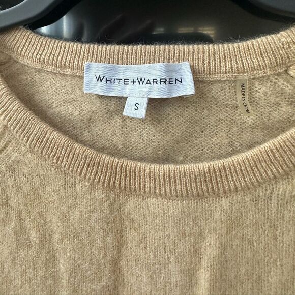 White + Warren Cashmere Sweater, Size S - Picture 2 of 8